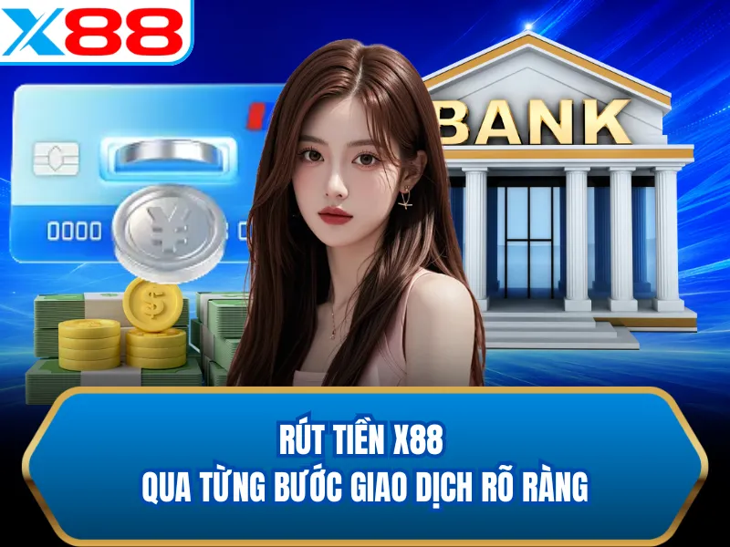 Rút tiền X88 qua từng bước giao dịch rõ ràng